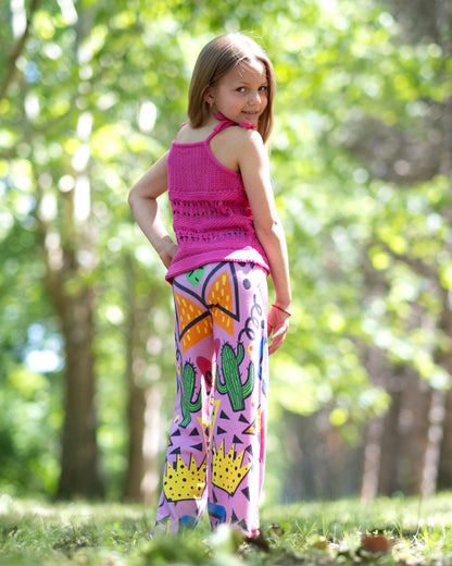 Kaktus Pink - Letnje Pantalone